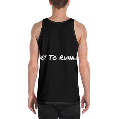 Get To Runnin' Tank Top White Lettering - RUNNIN REF