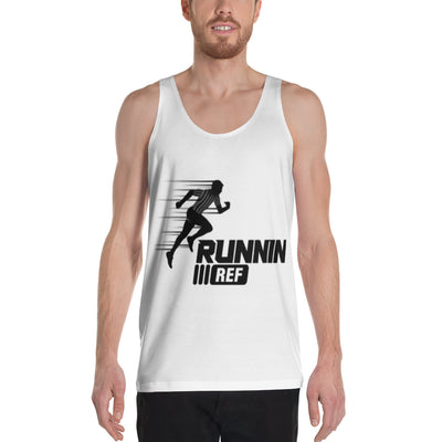 Get To Runnin' Tank Top Black Lettering - RUNNIN REF